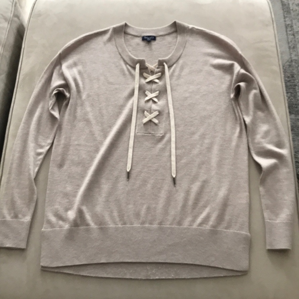 Splendid Sweater with tie front detail